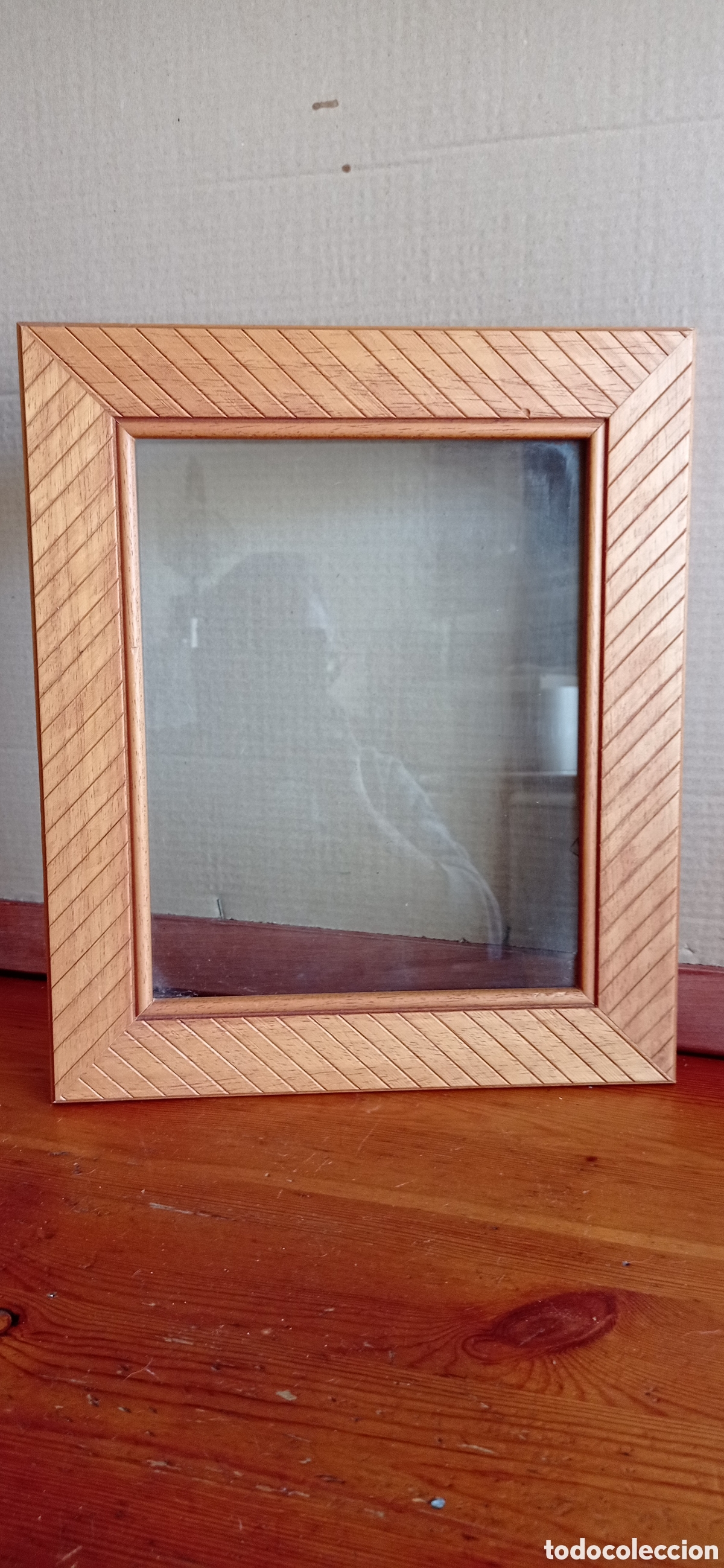 Antig&uuml;edades: MARCO / DE MADERA / CON CRISTAL / COMO NUEVO - Foto 1