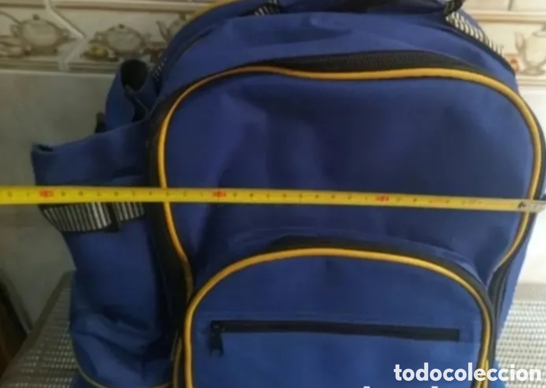 Antig&uuml;edades: Mochila de picnic. Nevera. - Foto 3