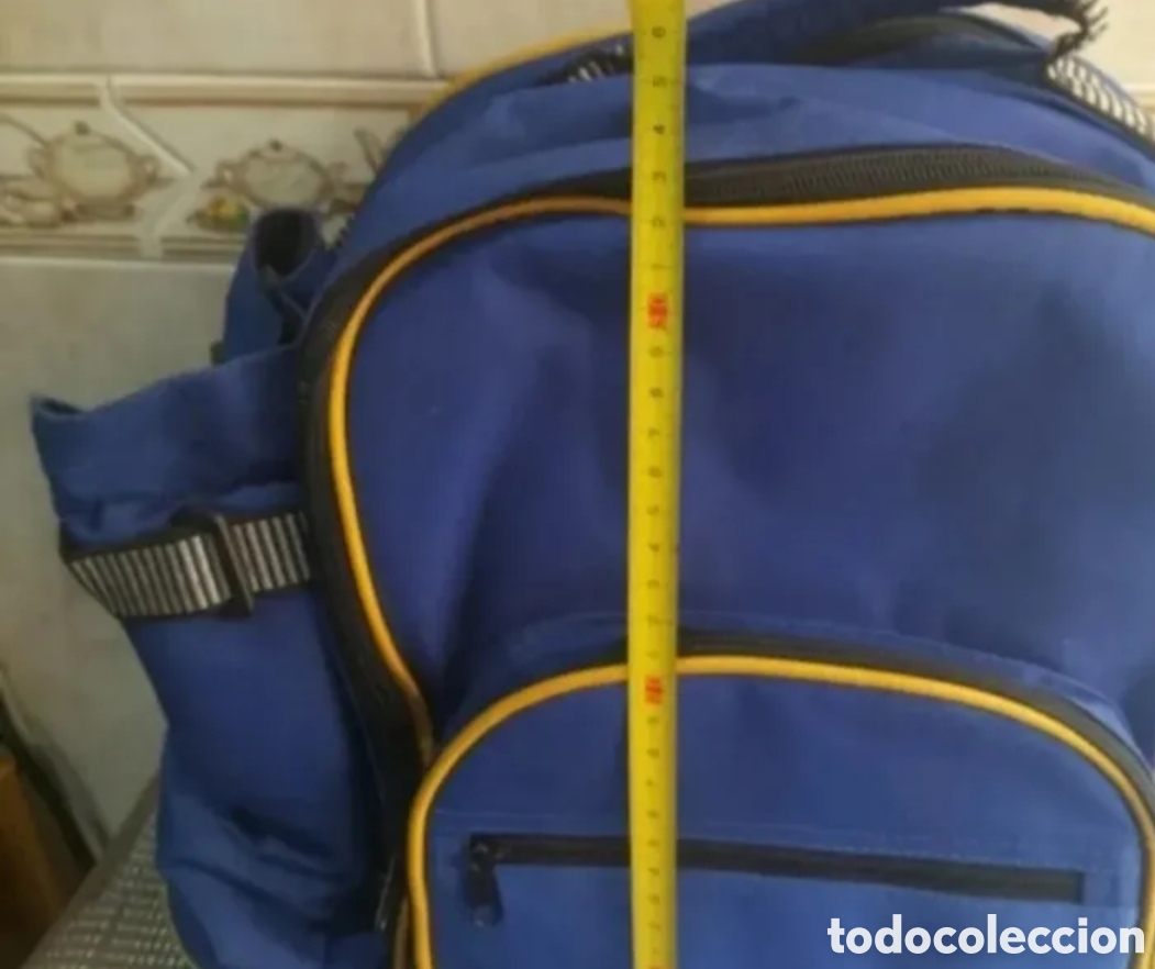 Antig&uuml;edades: Mochila de picnic. Nevera. - Foto 4