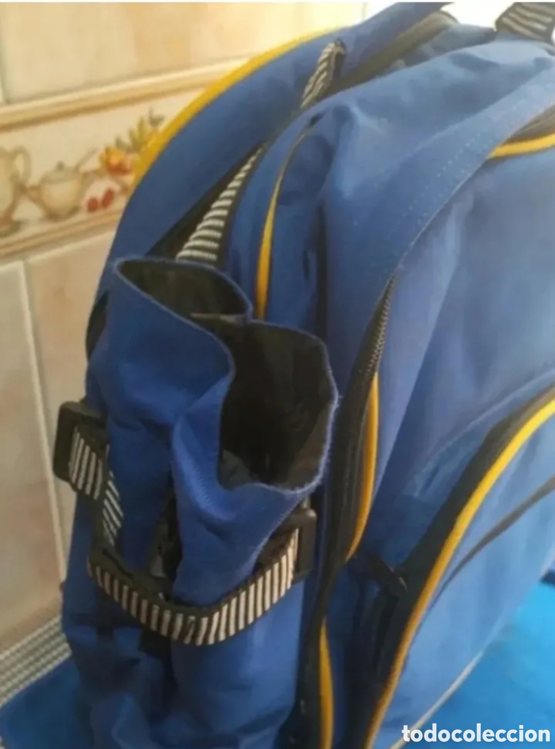 Antig&uuml;edades: Mochila de picnic. Nevera. - Foto 9