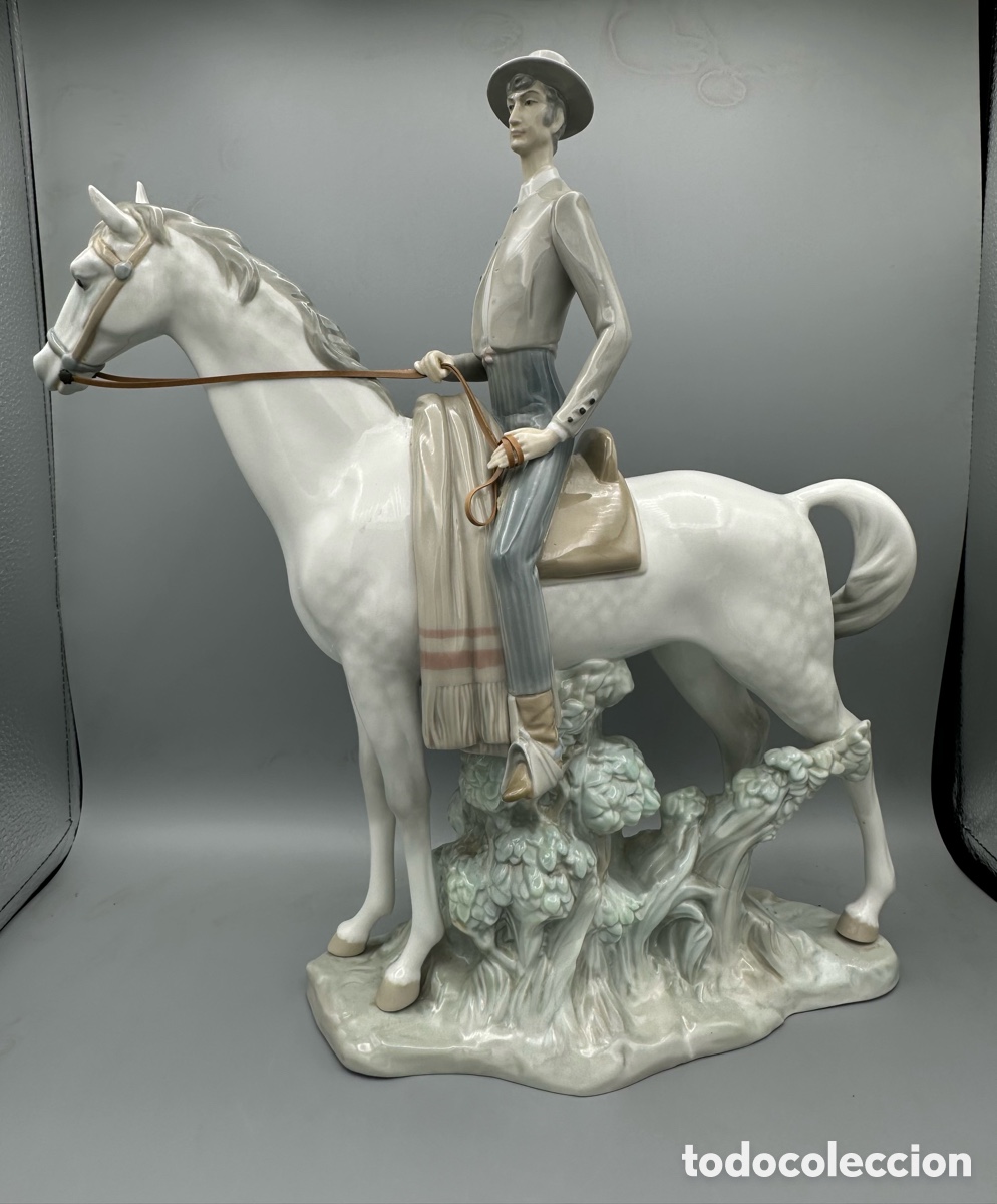 Antig&uuml;edades: REF: 01001061 &ldquo;JINETE ANDALUZ&rdquo; LLADR&Oacute; - Foto 1
