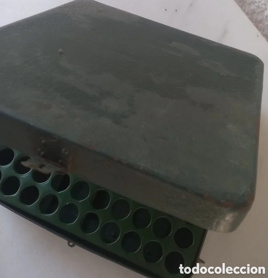 Antig&uuml;edades: Avispero para cartuchos de caza - Foto 2