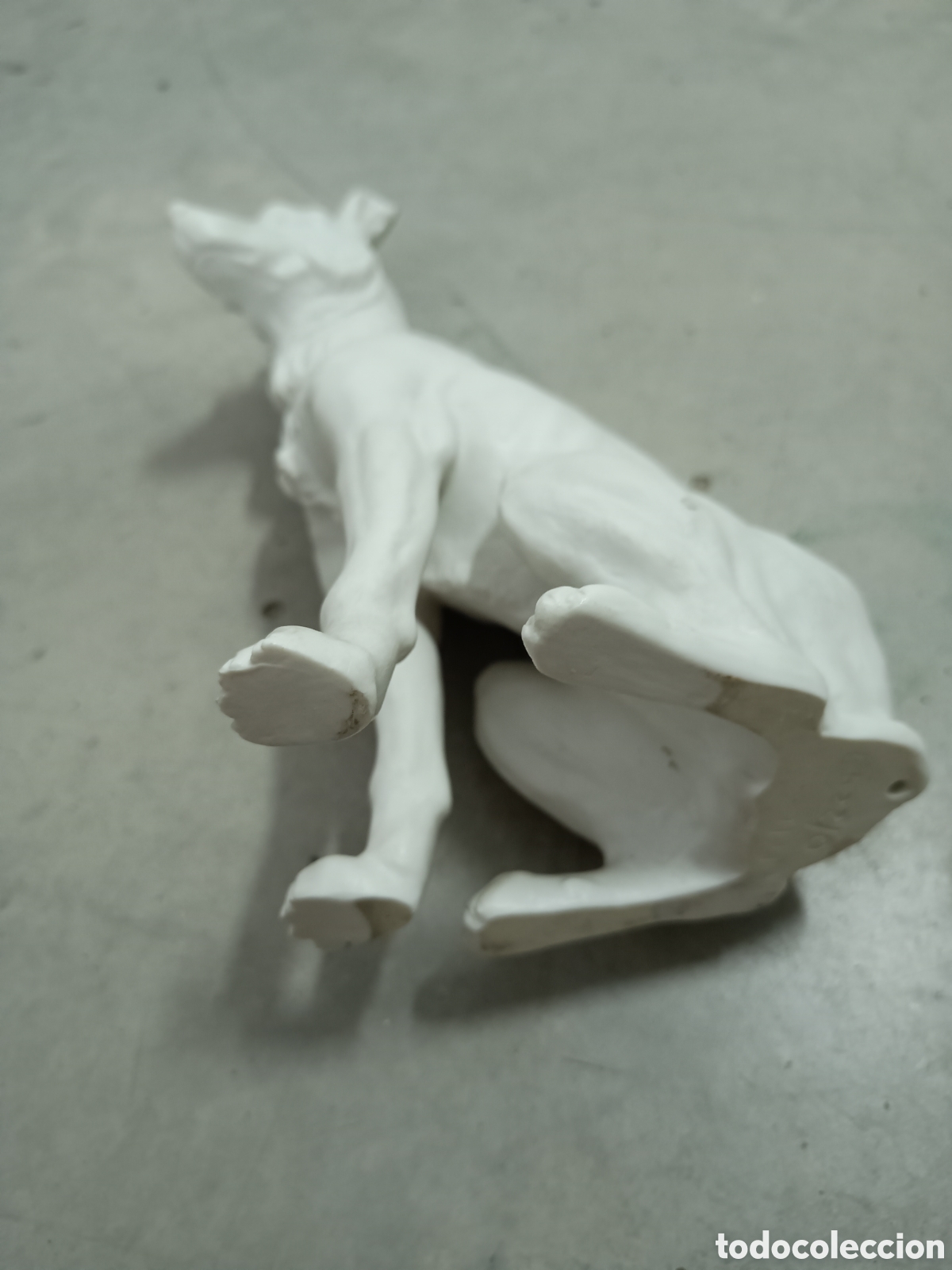 Antig&uuml;edades: FIGURA DE PERRO EN PORCELANA - Foto 7