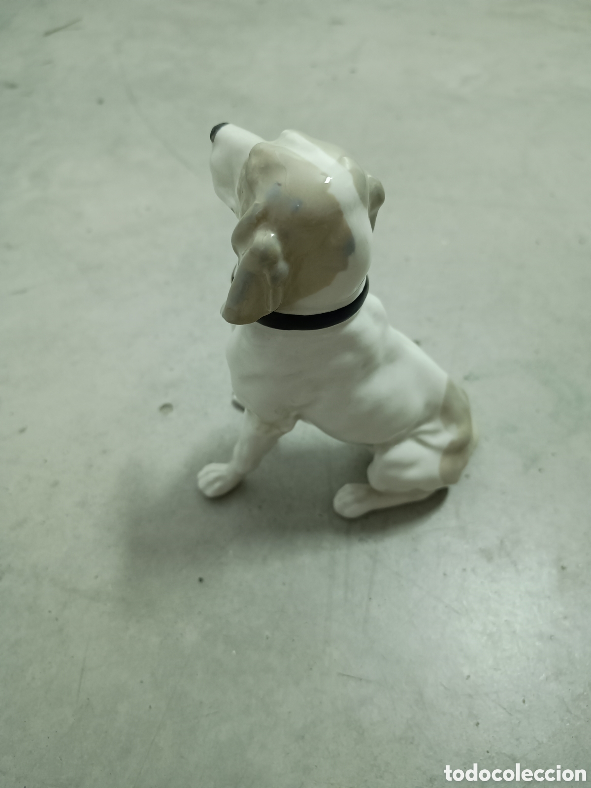 Antig&uuml;edades: FIGURA DE PERRO EN PORCELANA - Foto 4