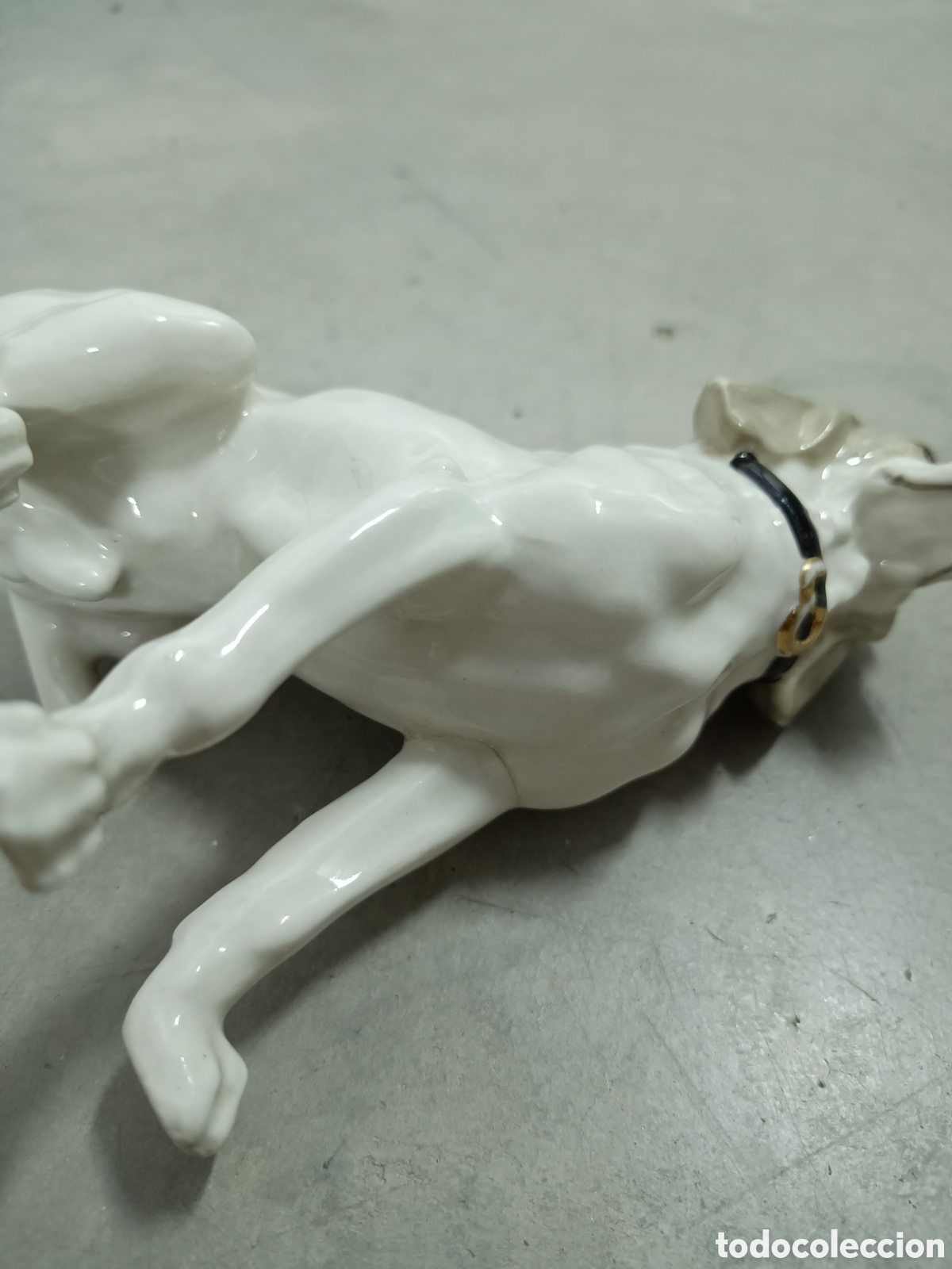 Antig&uuml;edades: FIGURA DE PERRO EN PORCELANA - Foto 9