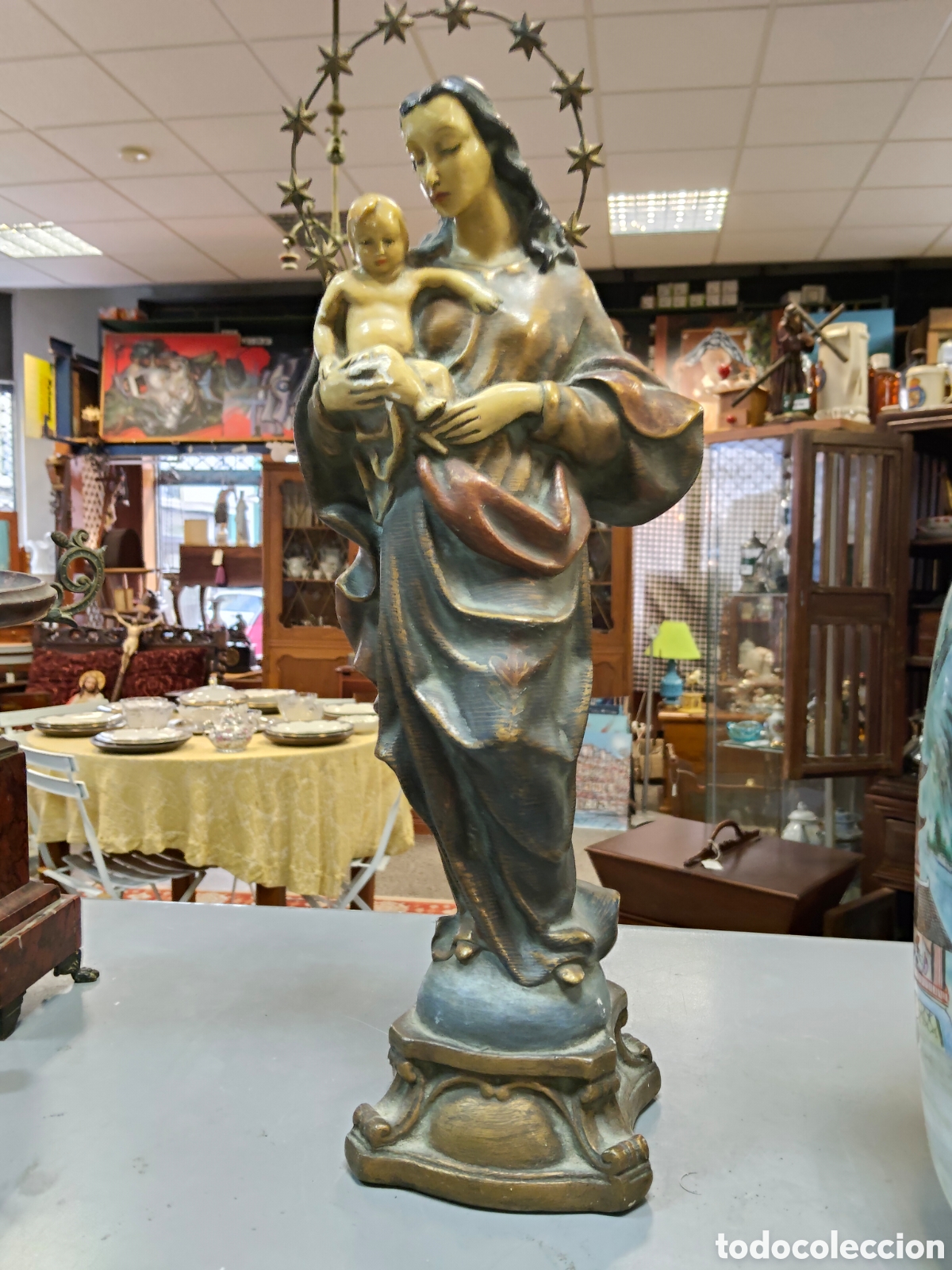 Antig&uuml;edades: Antigua Virgen inmaculada - Foto 1