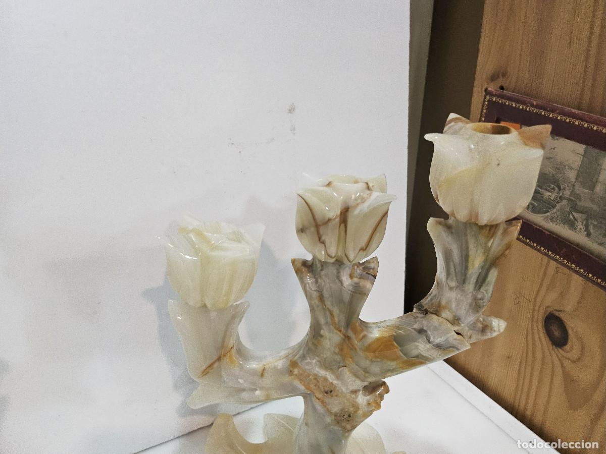 Antig&uuml;edades: candeladro de piedra - Foto 2