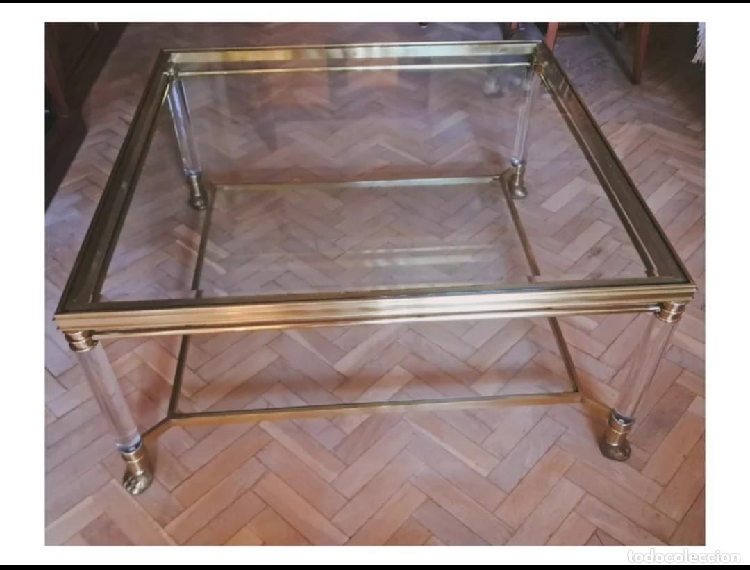 Antig&uuml;edades: Mesa de centro cl&aacute;sico cristal - Foto 1