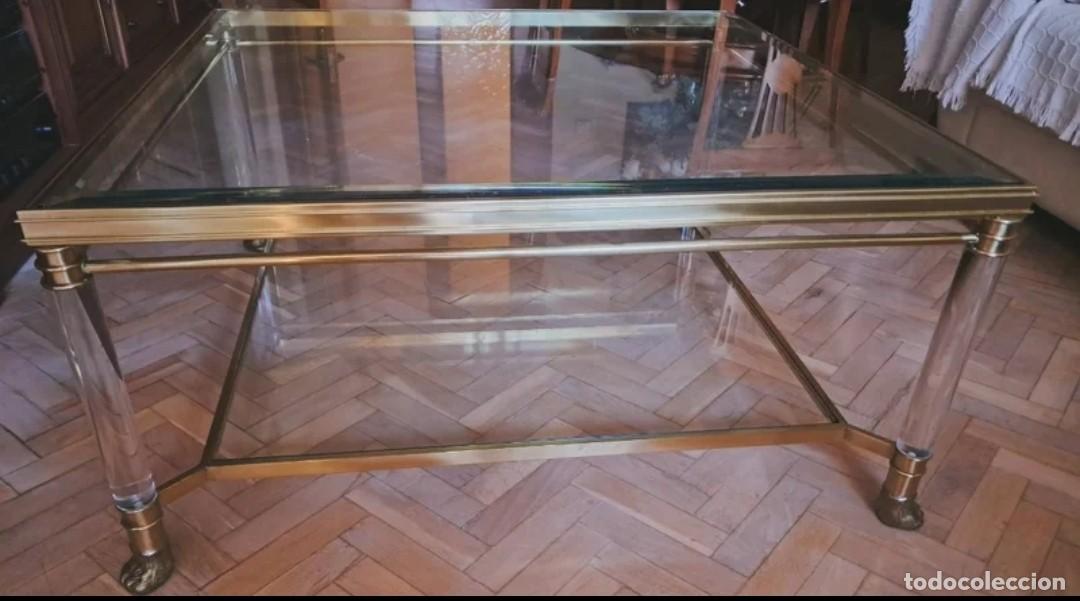 Antig&uuml;edades: Mesa de centro cl&aacute;sico cristal - Foto 2
