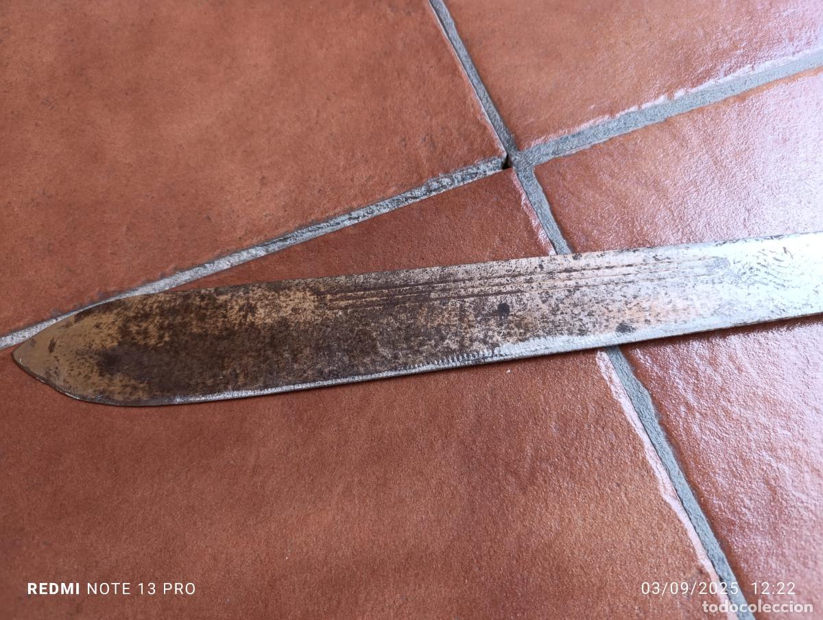Antig&uuml;edades: ANTIGUO MACHETE CUCHILLO SELVA. - Foto 4