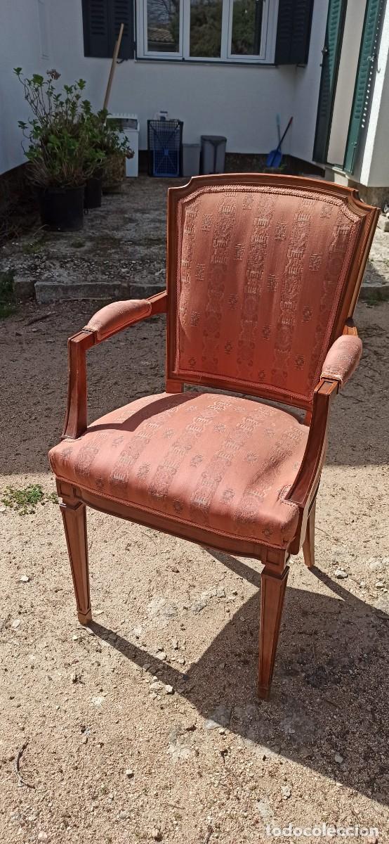 Antig&uuml;edades: Sillas tapizadas de madera tallada - Foto 2