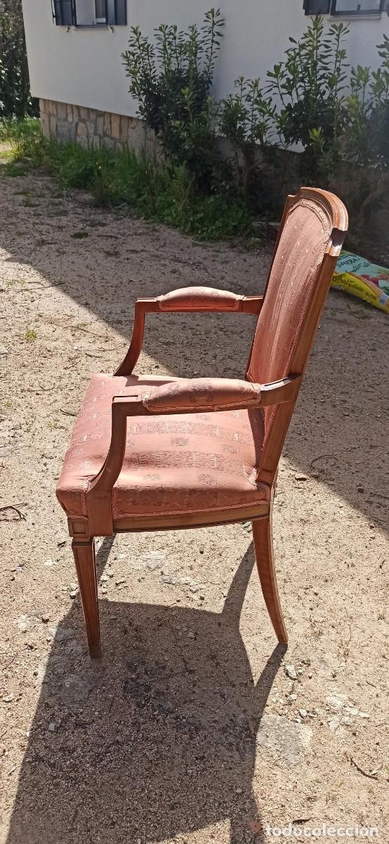 Antig&uuml;edades: Sillas tapizadas de madera tallada - Foto 3