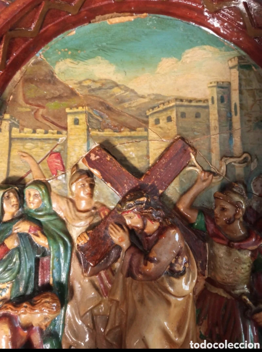 Antig&uuml;edades: Via Crucis IV estaci&oacute;n - Foto 3