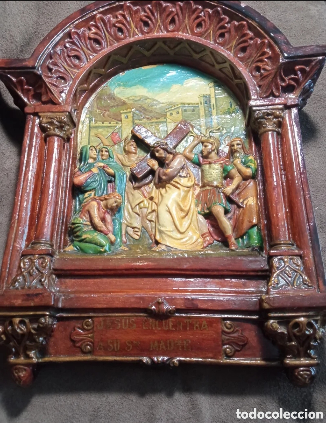 Antig&uuml;edades: Via Crucis IV estaci&oacute;n - Foto 1