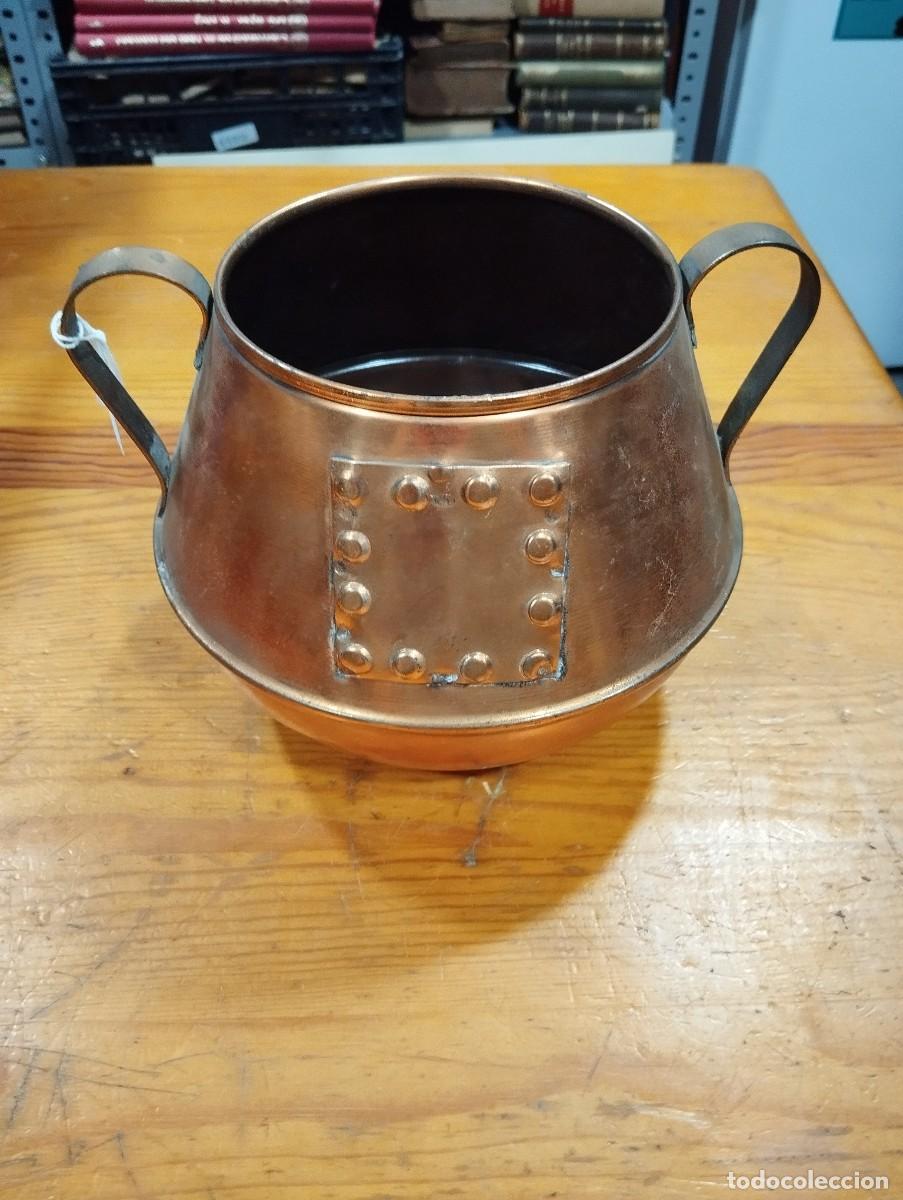 Antig&uuml;edades: OLLA DE COBRE MODERNA. - Foto 1