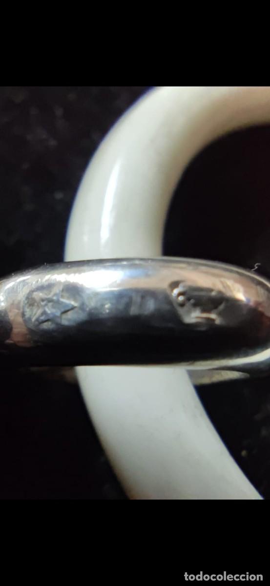 Antig&uuml;edades: SONAJERO DE PLATA Y BAQUELITA - Foto 4