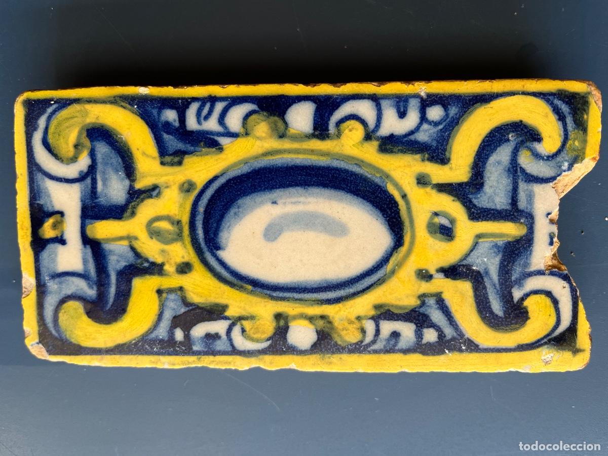 Antig&uuml;edades: AZULEJO TALAVERA AIGLO XVI - Foto 1