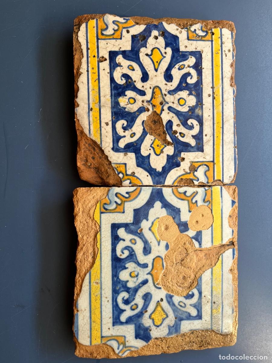 Antig&uuml;edades: AZULEJOS TALAVERA SIGLO XVI - Foto 1