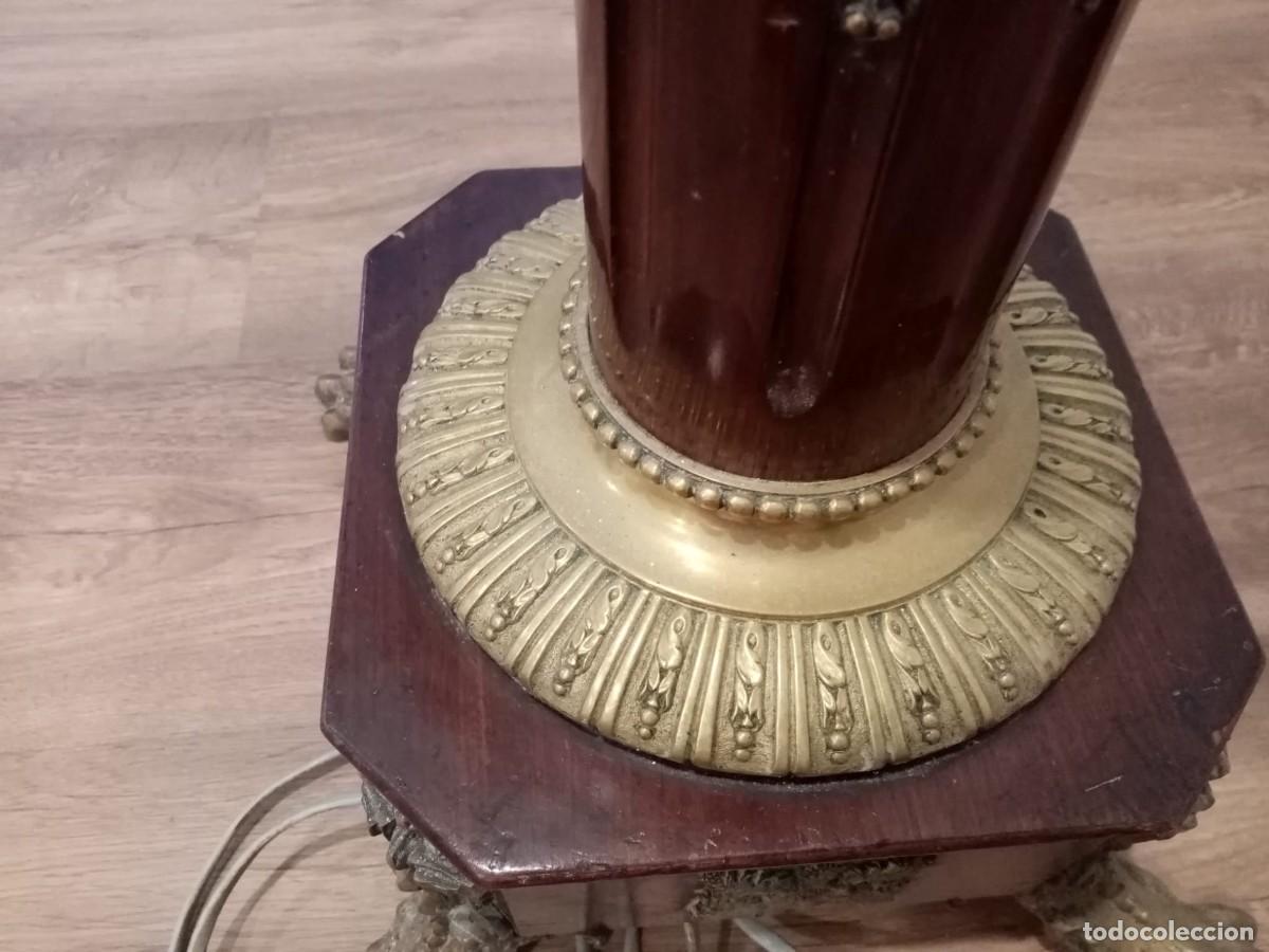 Antig&uuml;edades: Lampara de pie estilo imperio - Foto 1