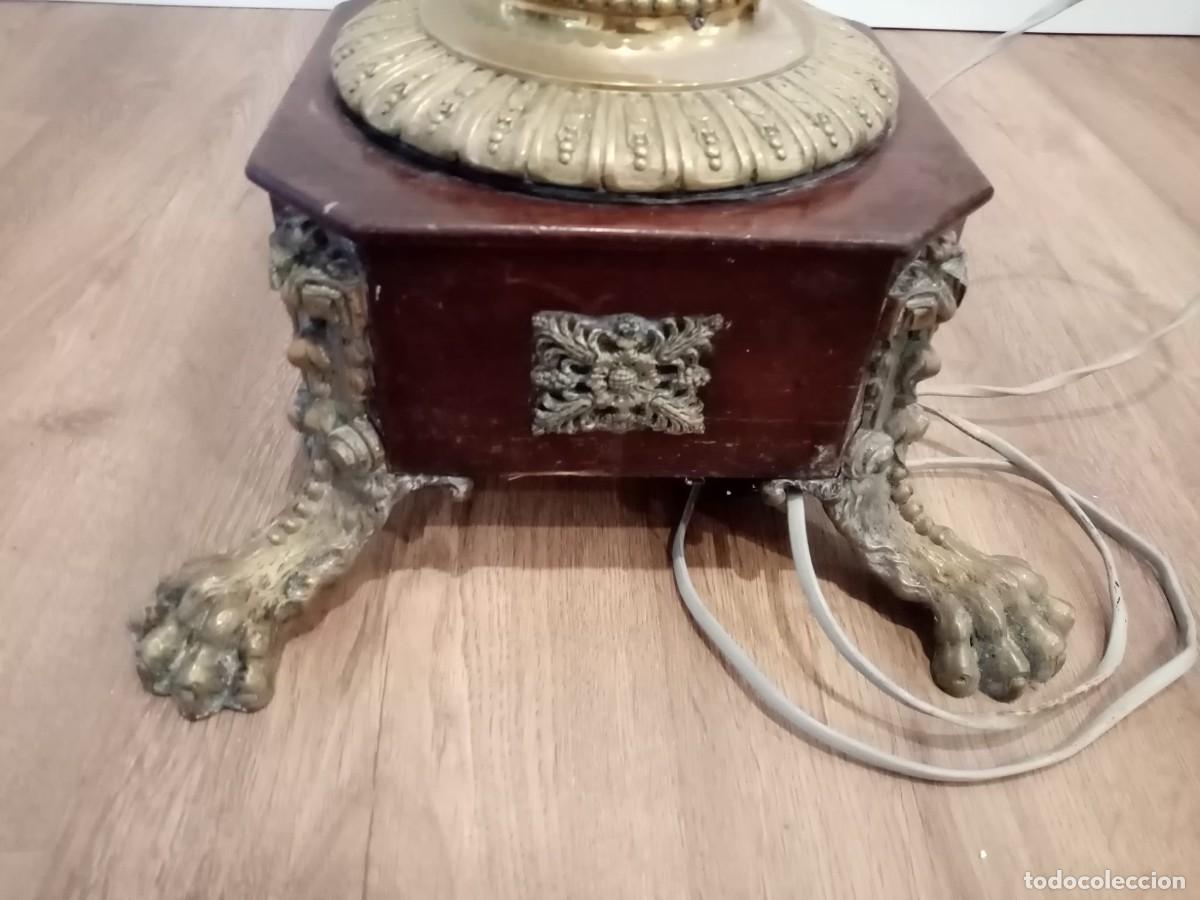 Antig&uuml;edades: Lampara de pie estilo imperio - Foto 6