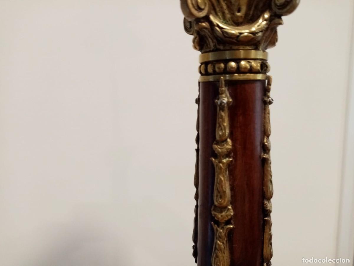 Antig&uuml;edades: Lampara de pie estilo imperio - Foto 10