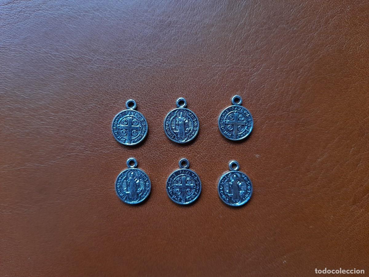 Antig&uuml;edades: Lote 6 medallas de San Benito - Foto 1