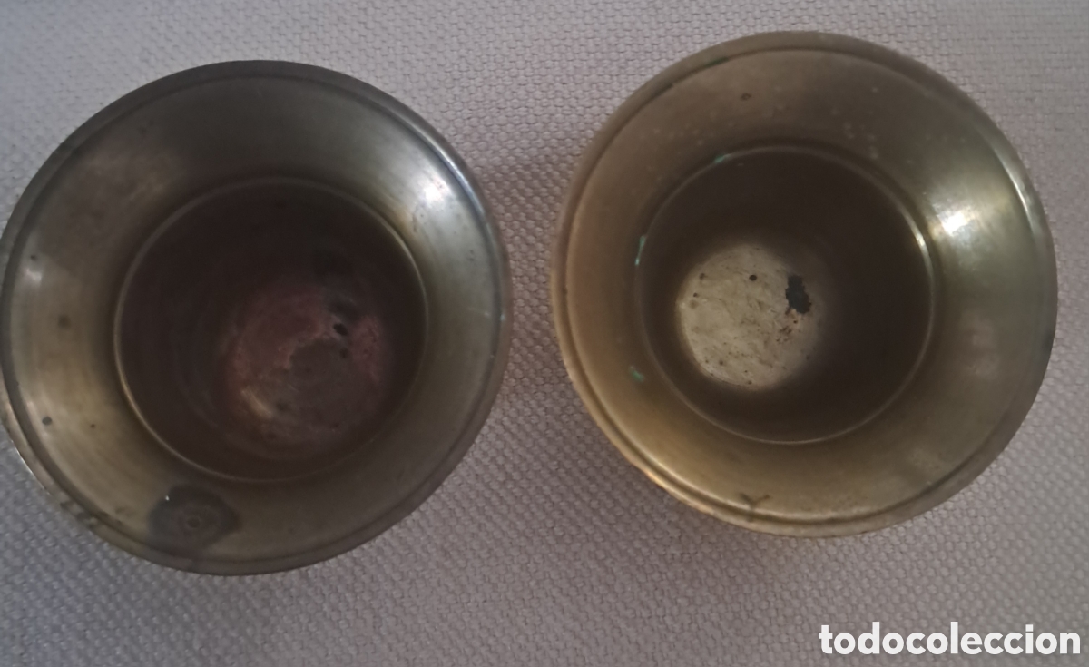 Antig&uuml;edades: LOTE 2 ALMIREZ O MORTEROS DE BRONCE O LAT&Oacute;N - Foto 2