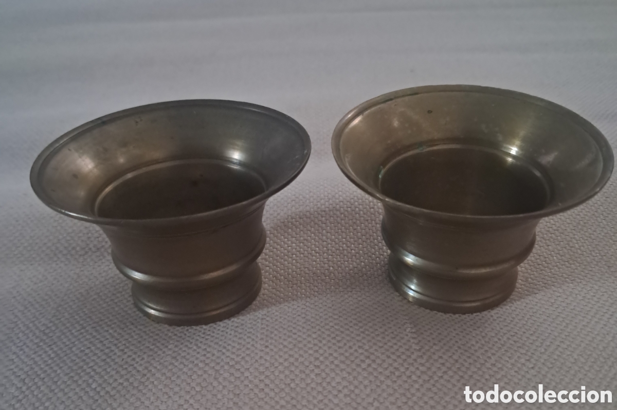 Antig&uuml;edades: LOTE 2 ALMIREZ O MORTEROS DE BRONCE O LAT&Oacute;N - Foto 4