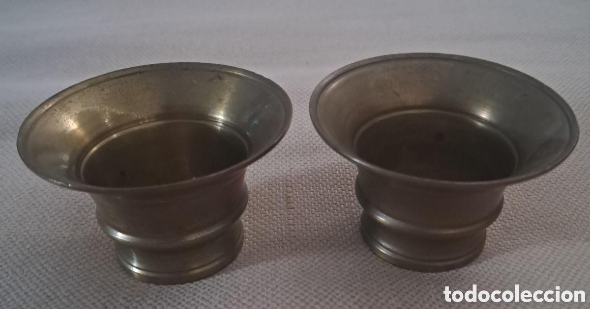 Antig&uuml;edades: LOTE 2 ALMIREZ O MORTEROS DE BRONCE O LAT&Oacute;N - Foto 1