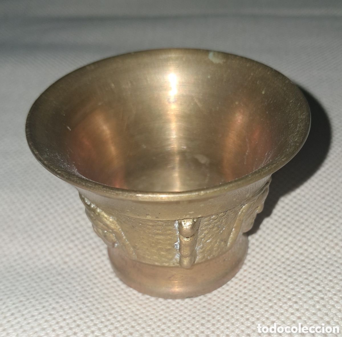 Antig&uuml;edades: ALMIREZ MORTERO BRONCE PEQUE&Ntilde;O LABRADO - Foto 3