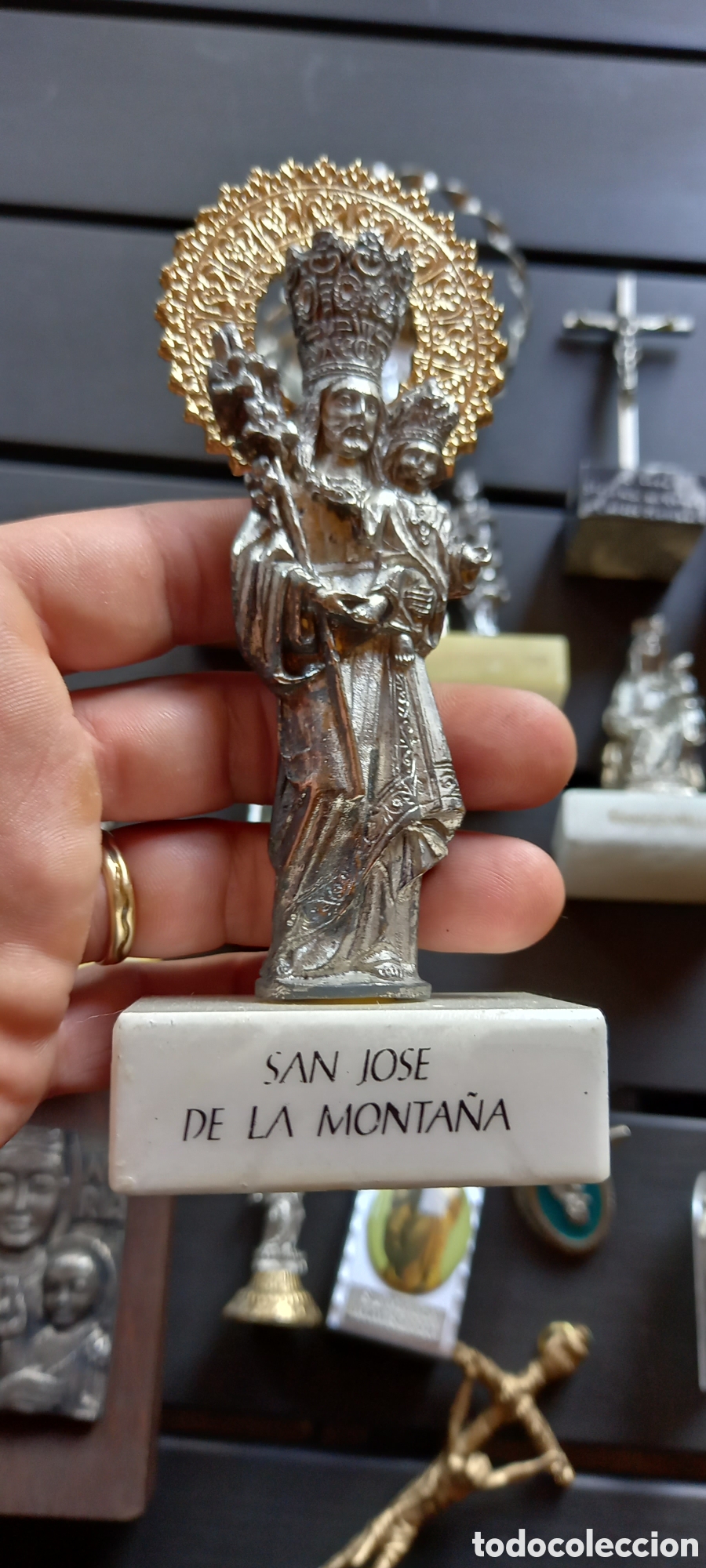 Antig&uuml;edades: LOTE ARTICULOS RELIGIOSOS - Foto 2