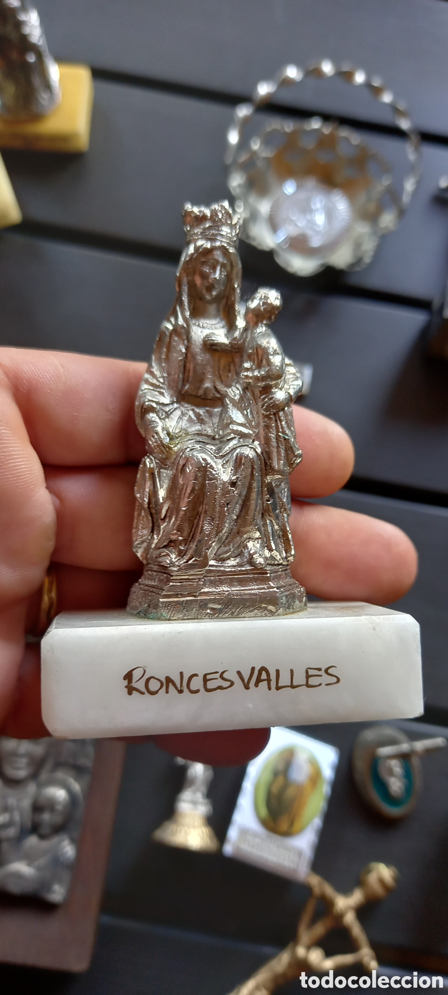 Antig&uuml;edades: LOTE ARTICULOS RELIGIOSOS - Foto 7