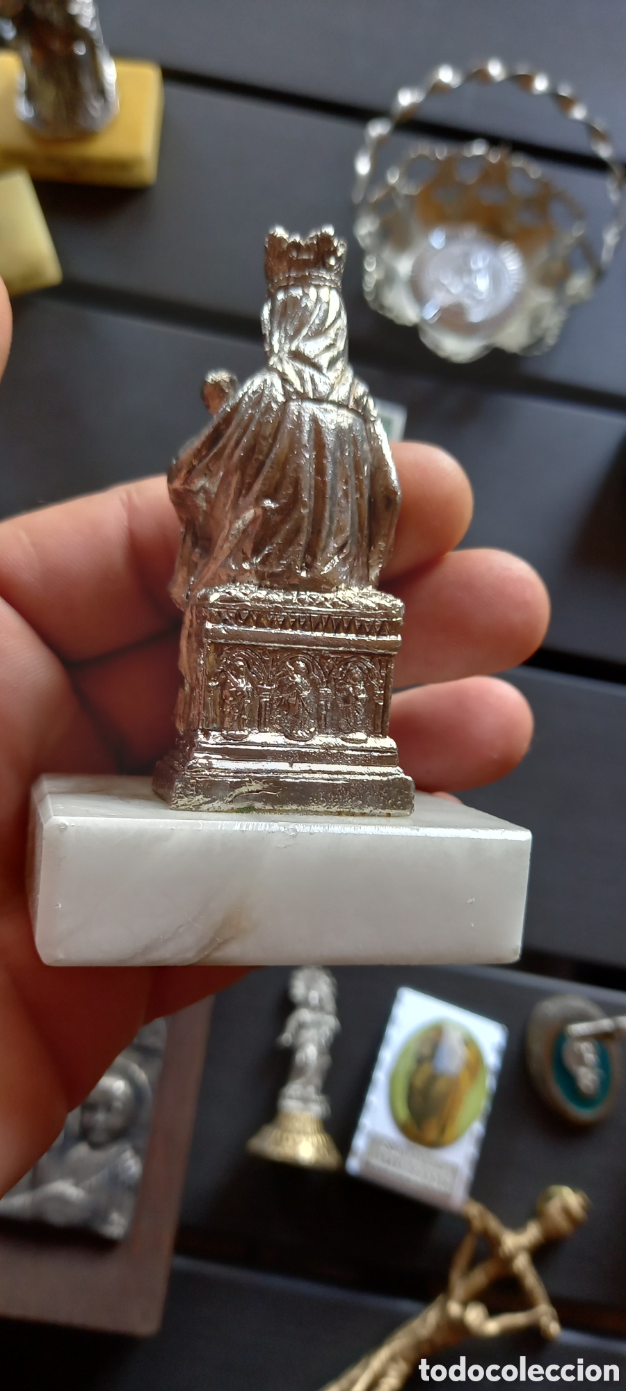 Antig&uuml;edades: LOTE ARTICULOS RELIGIOSOS - Foto 8