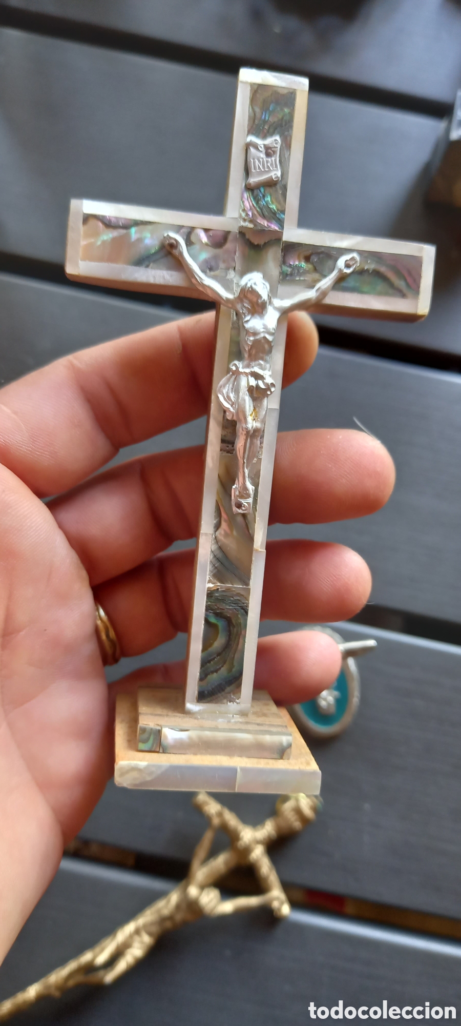 Antig&uuml;edades: LOTE ARTICULOS RELIGIOSOS - Foto 18