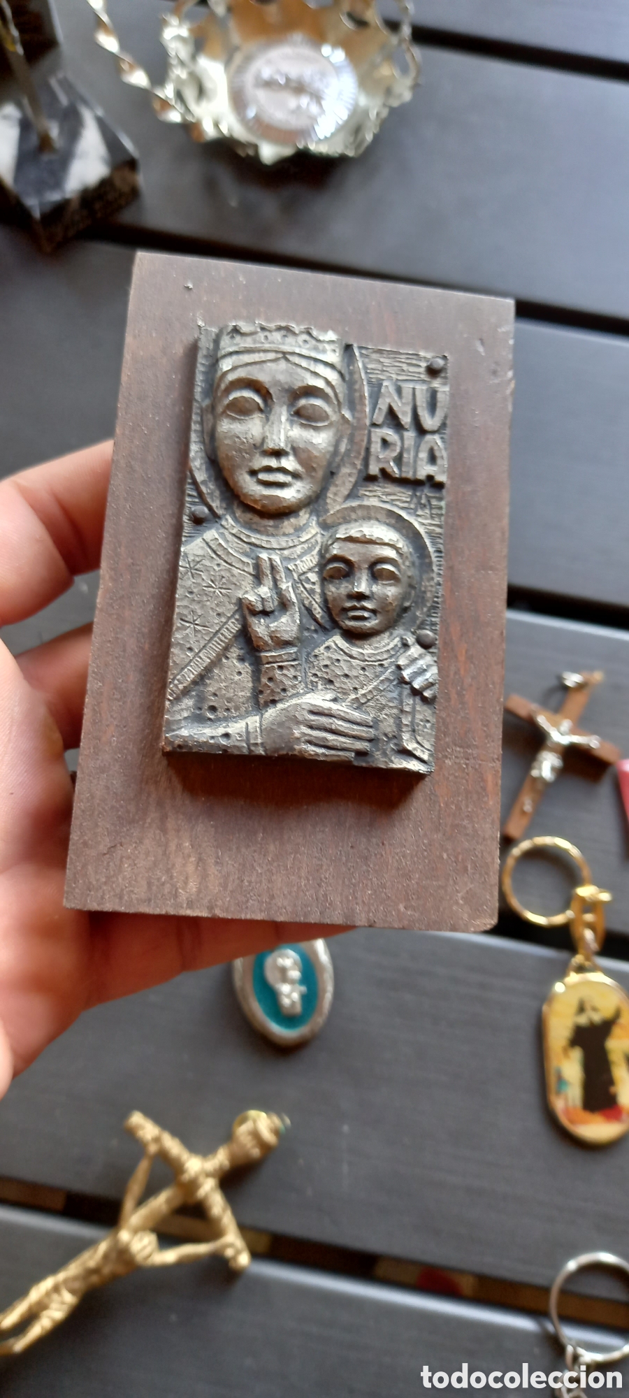 Antig&uuml;edades: LOTE ARTICULOS RELIGIOSOS - Foto 22