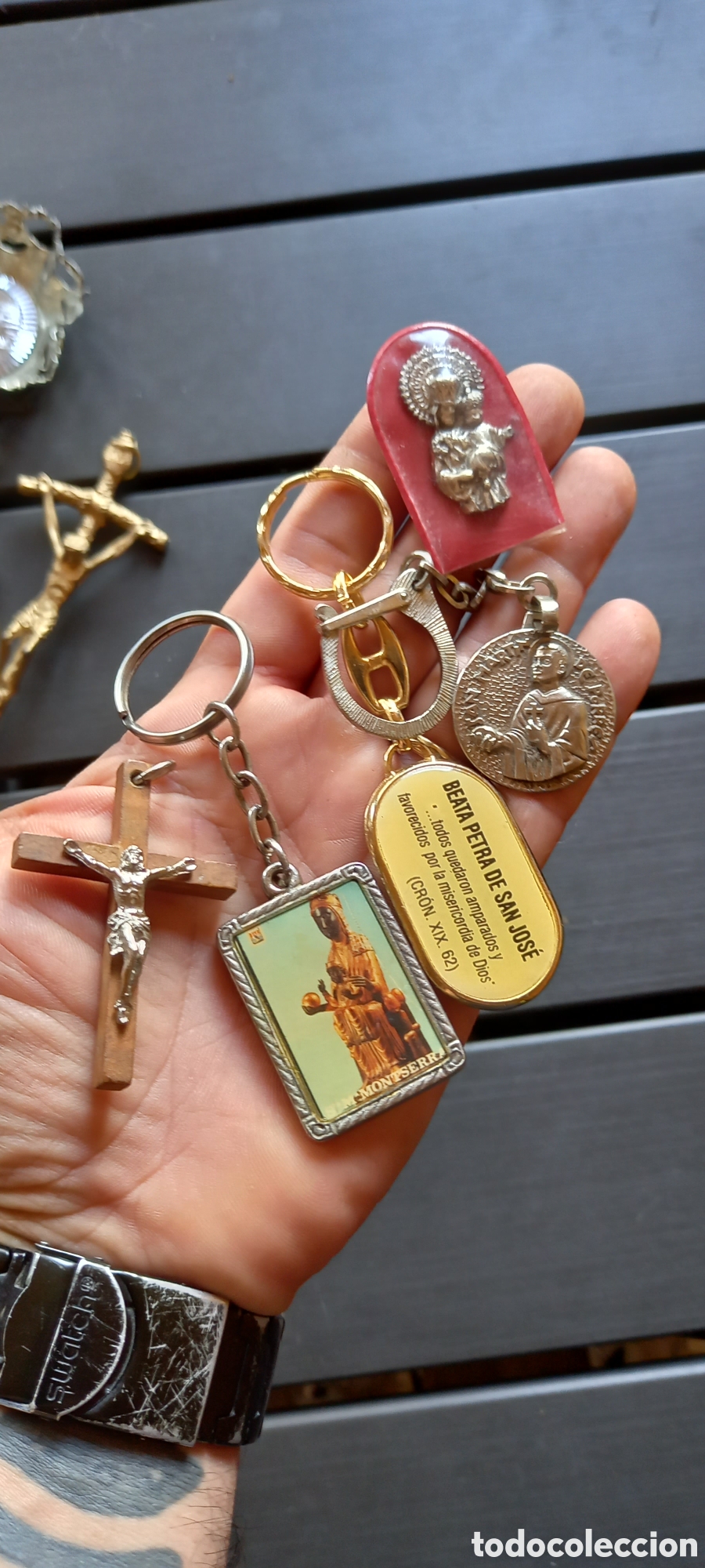 Antig&uuml;edades: LOTE ARTICULOS RELIGIOSOS - Foto 28