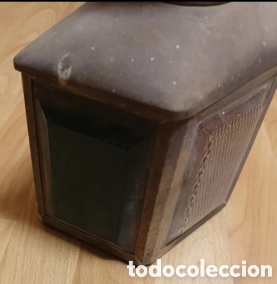 Antig&uuml;edades: Farolillo antiguo ferrocarril - Foto 2