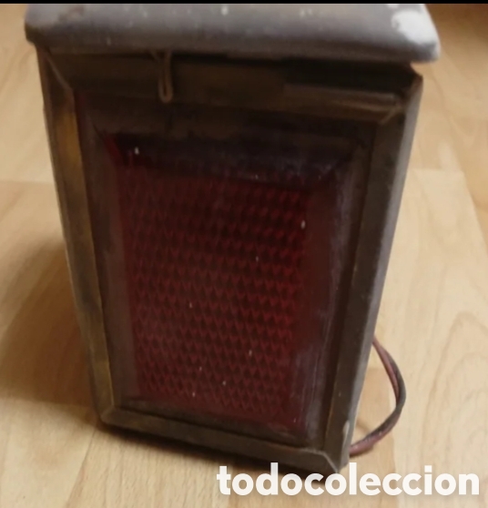 Antig&uuml;edades: Farolillo antiguo ferrocarril - Foto 3