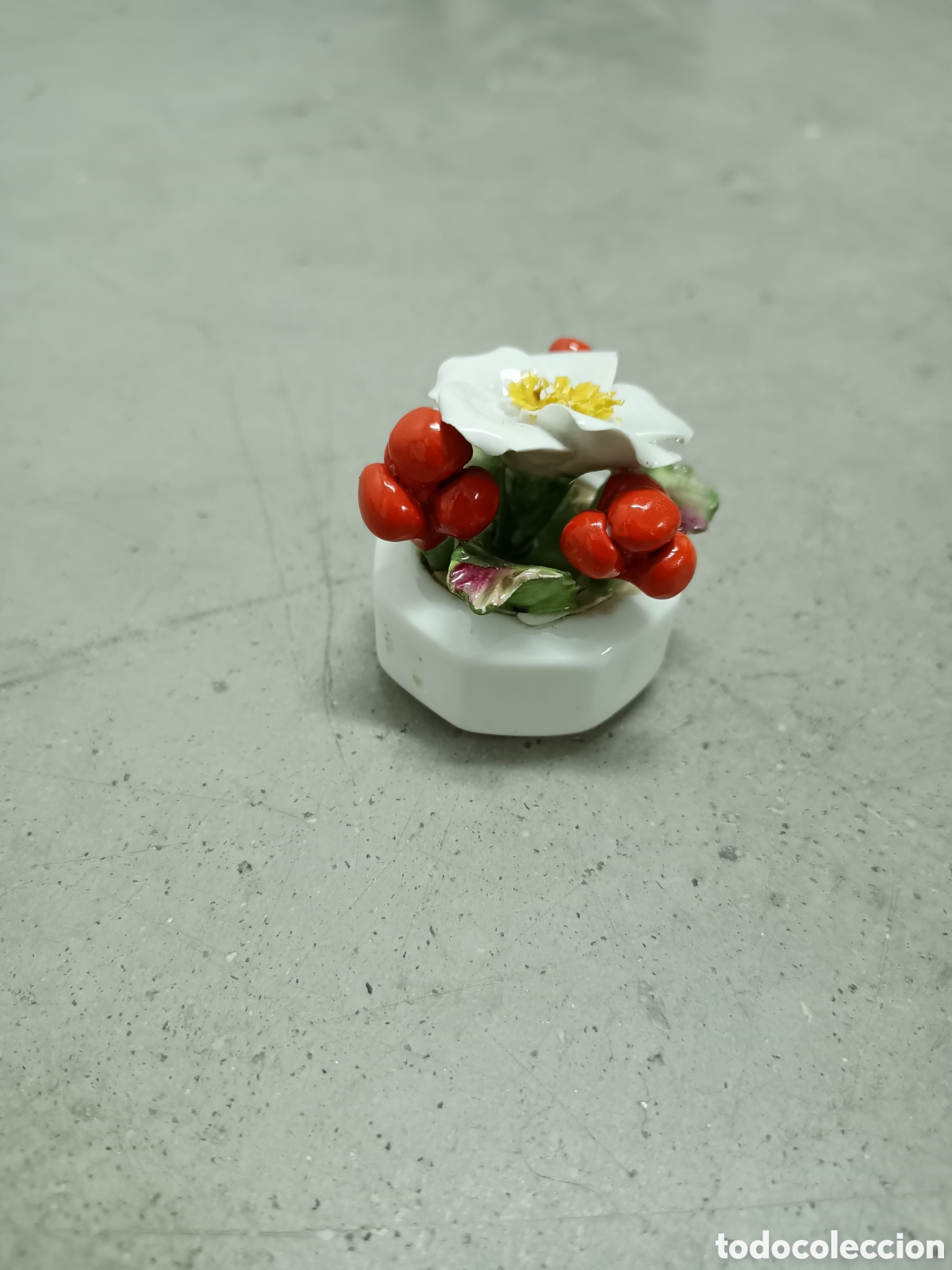 Antig&uuml;edades: MACETA CON FLORES - AINSLEY ENGLAND - Foto 2