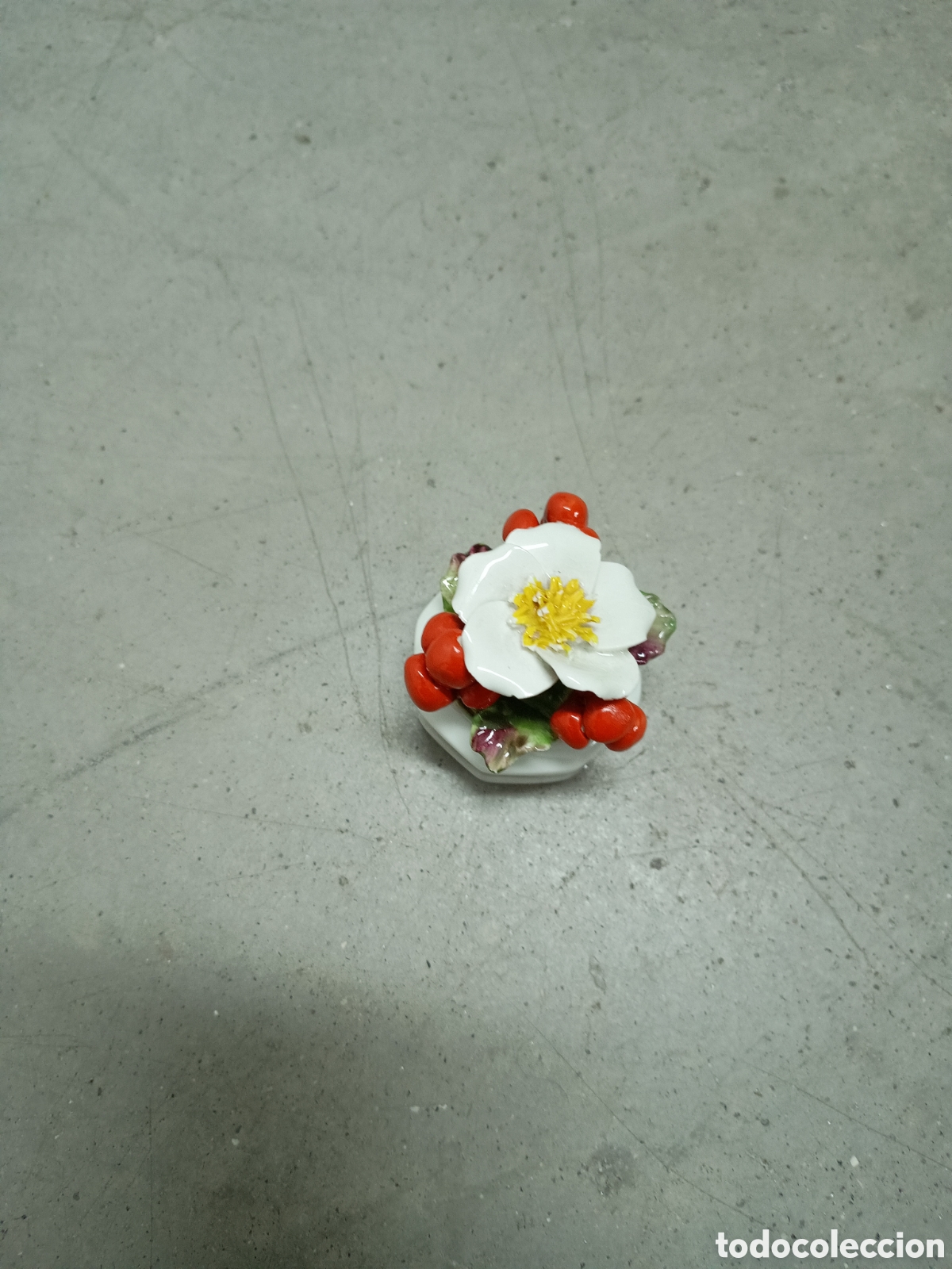 Antig&uuml;edades: MACETA CON FLORES - AINSLEY ENGLAND - Foto 3