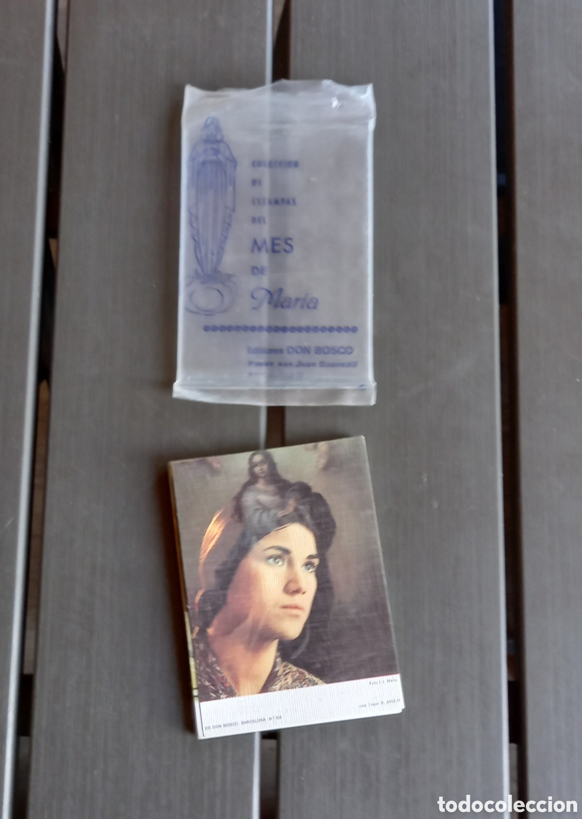 Antig&uuml;edades: ESTAMPAS MES DE MARIA EDICIONES BOSCO - Foto 2