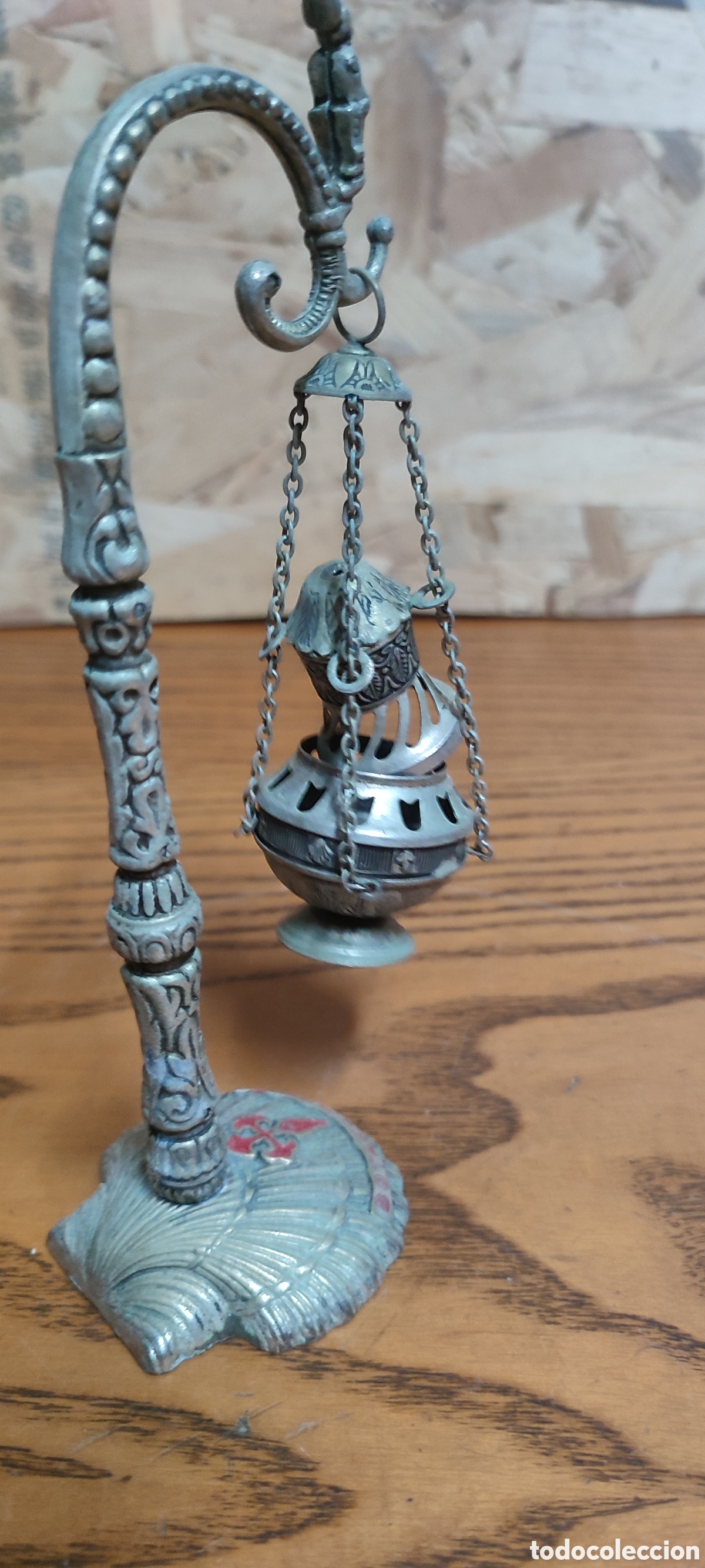 Antig&uuml;edades: Lote de dos botafumeiros. - Foto 15