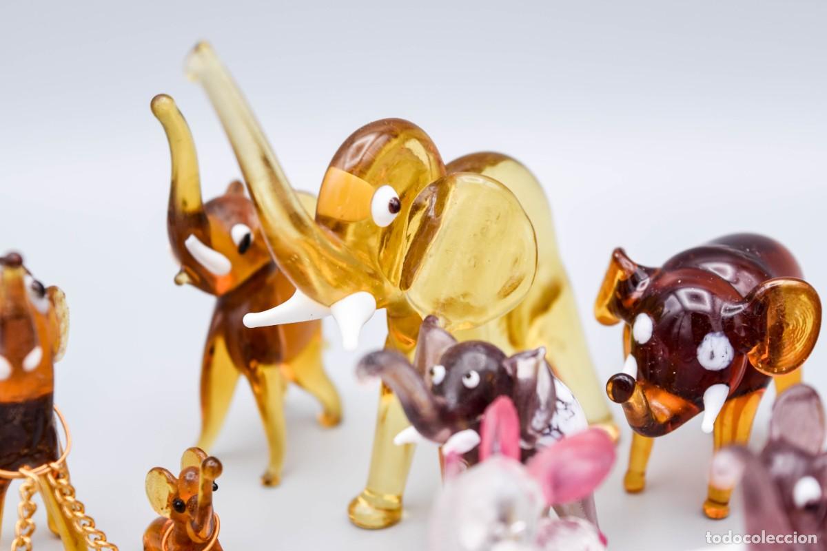 Antig&uuml;edades: Elefantes de Murano - Colecci&oacute;n (15) - Foto 2