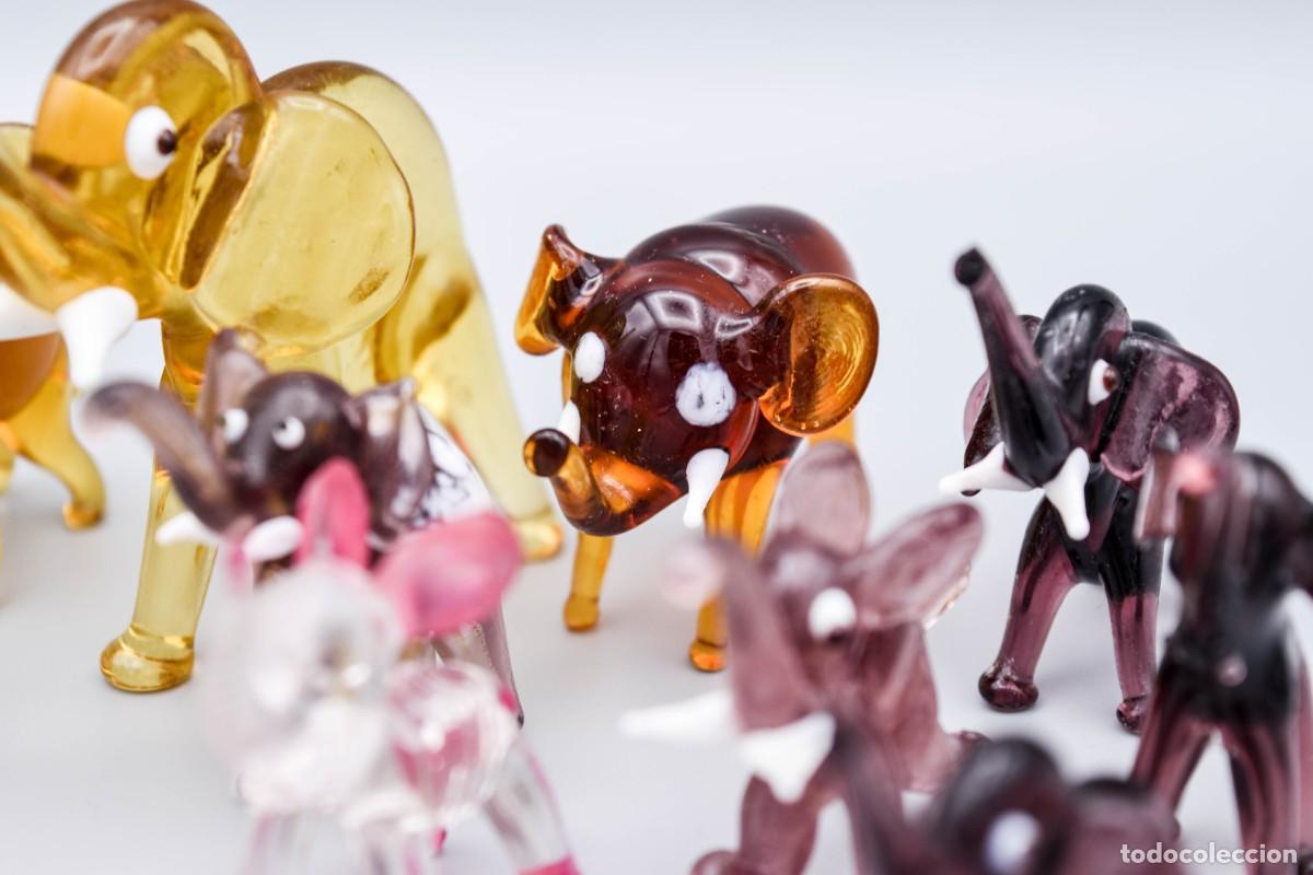 Antig&uuml;edades: Elefantes de Murano - Colecci&oacute;n (15) - Foto 3
