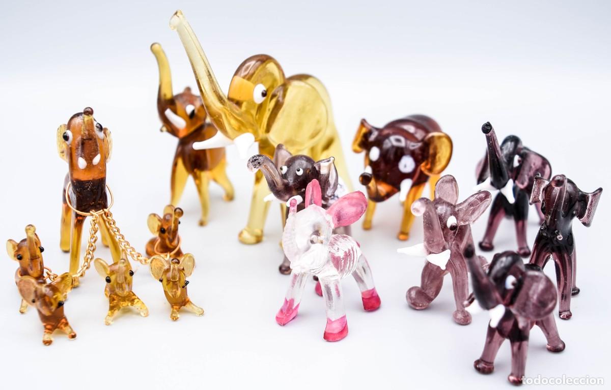 Antig&uuml;edades: Elefantes de Murano - Colecci&oacute;n (15) - Foto 7