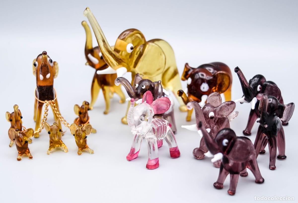Antig&uuml;edades: Elefantes de Murano - Colecci&oacute;n (15) - Foto 8