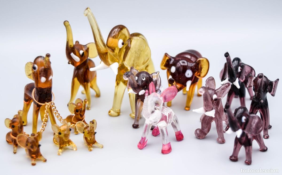 Antig&uuml;edades: Elefantes de Murano - Colecci&oacute;n (15) - Foto 9