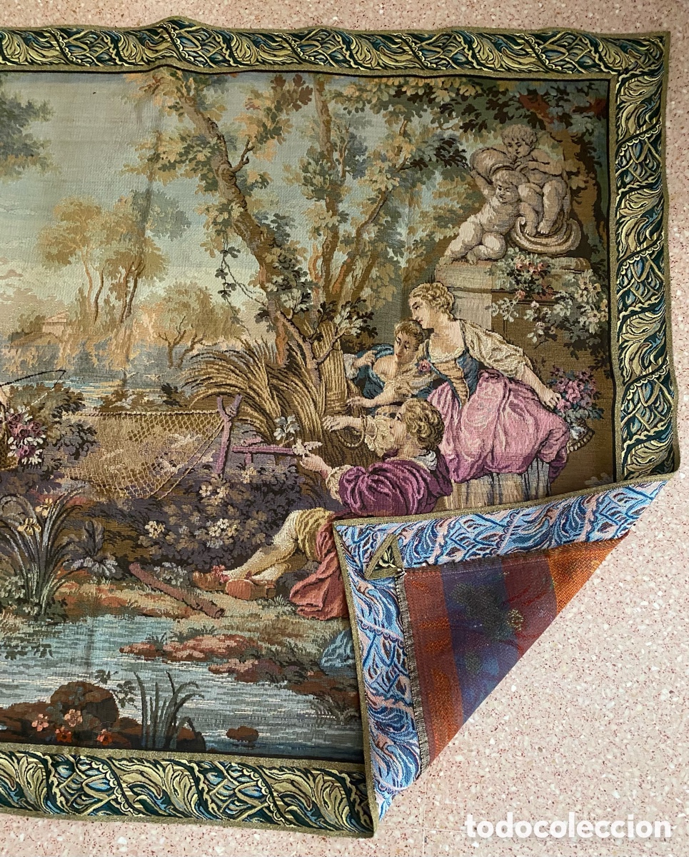 Antig&uuml;edades: Tapiz escena romance - Foto 2