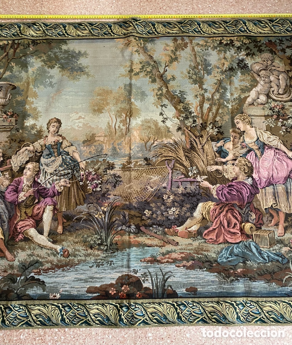 Antig&uuml;edades: Tapiz escena romance - Foto 6