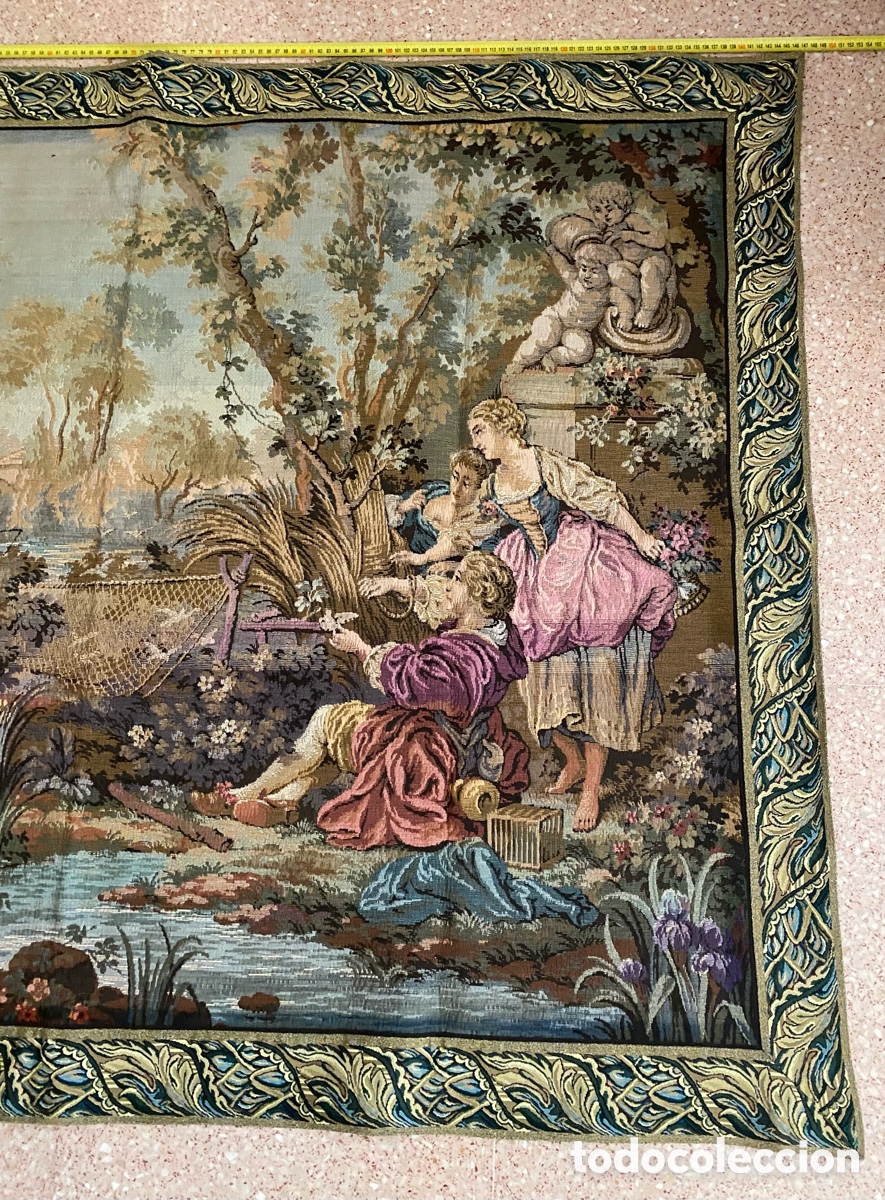 Antig&uuml;edades: Tapiz escena romance - Foto 8